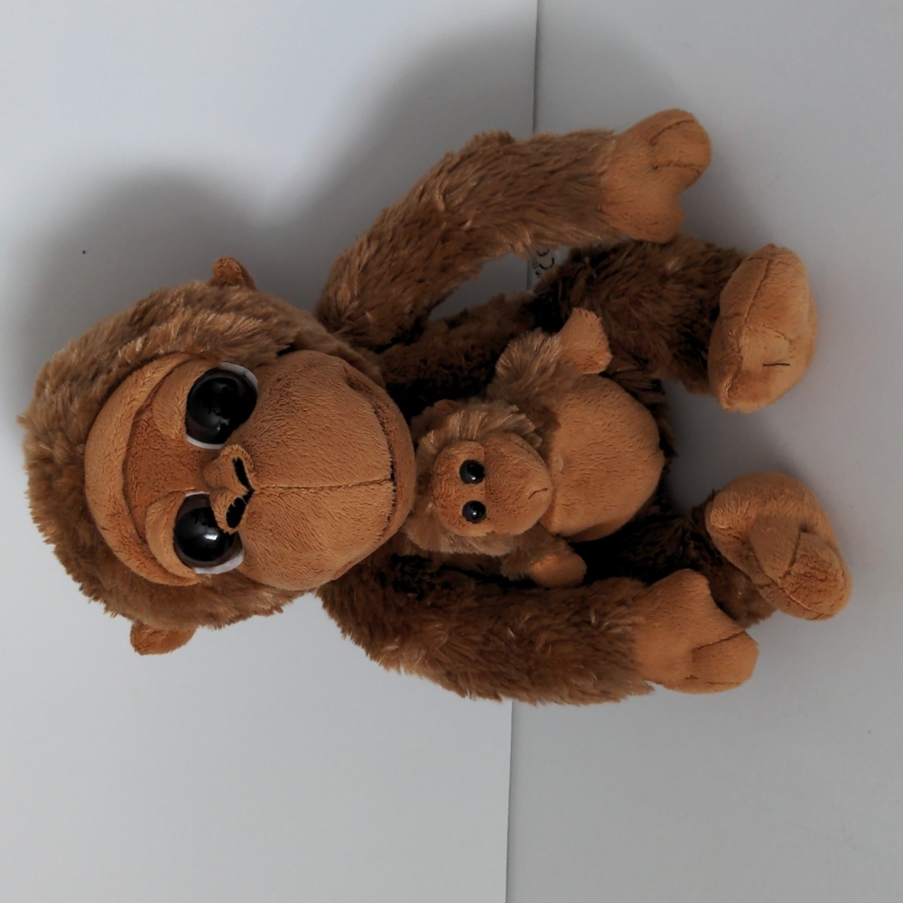 Plush Gorilla and Baby